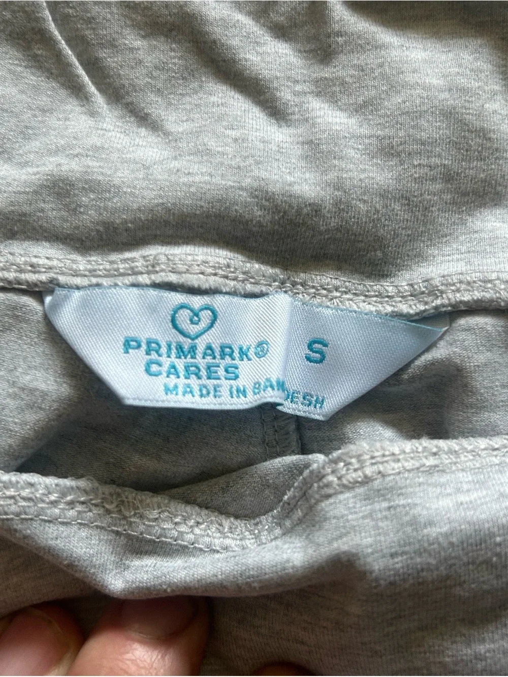 Primark Light Gray High-Waist Bike Shorts